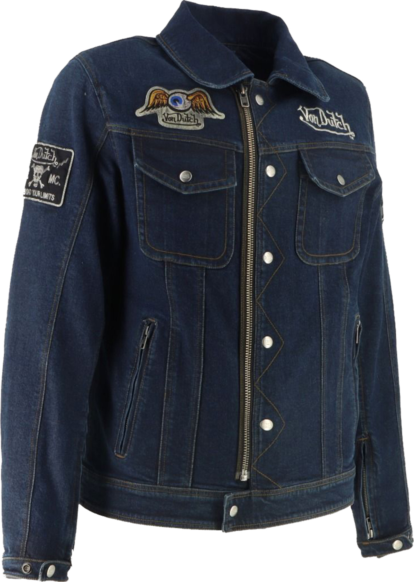 Von Dutch x Helstons Westy Motorcycle Textile Jacket M Figure 2