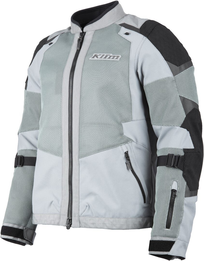 Klim Baja S4 Enduro Mesh Motorcycle Textile Jacket grey/black 3XL Figure 1