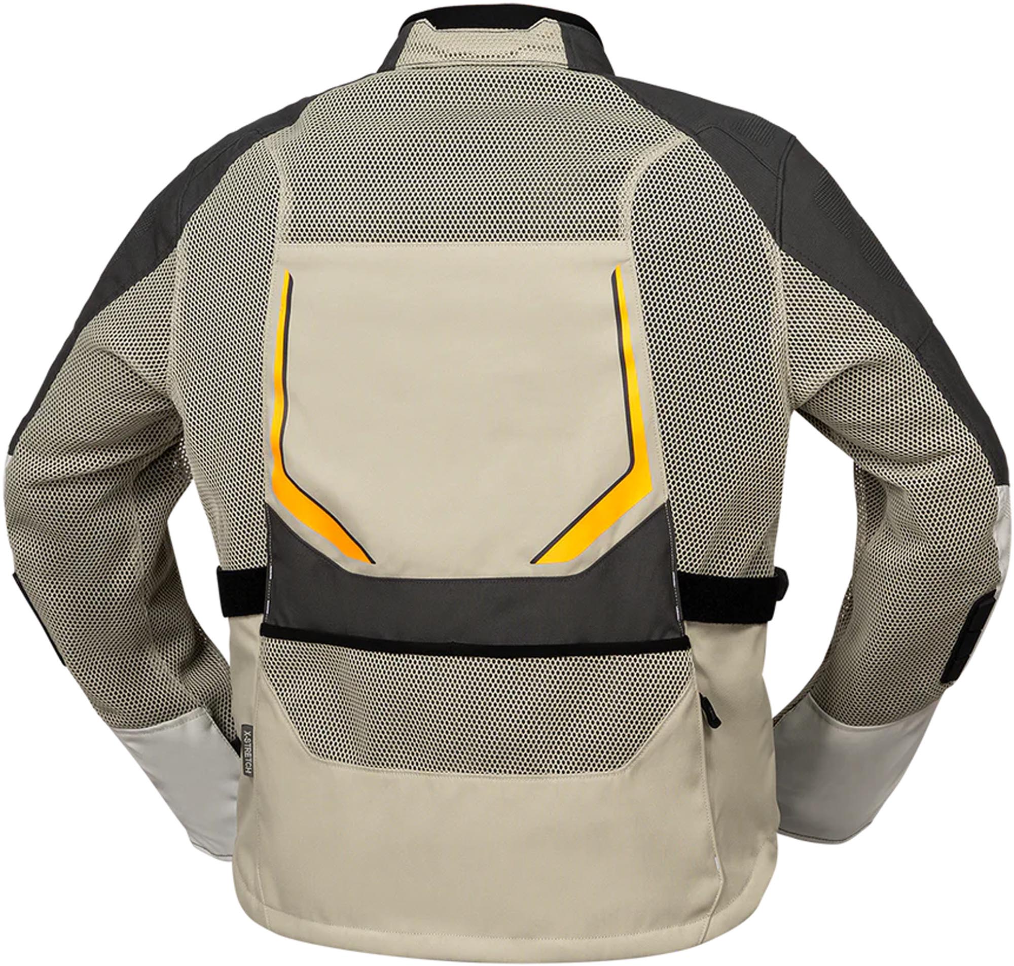 IXS Tourster-Big Air 1.0 Mesh Motorcycle Textile Jacket grey/beige M Figure 2