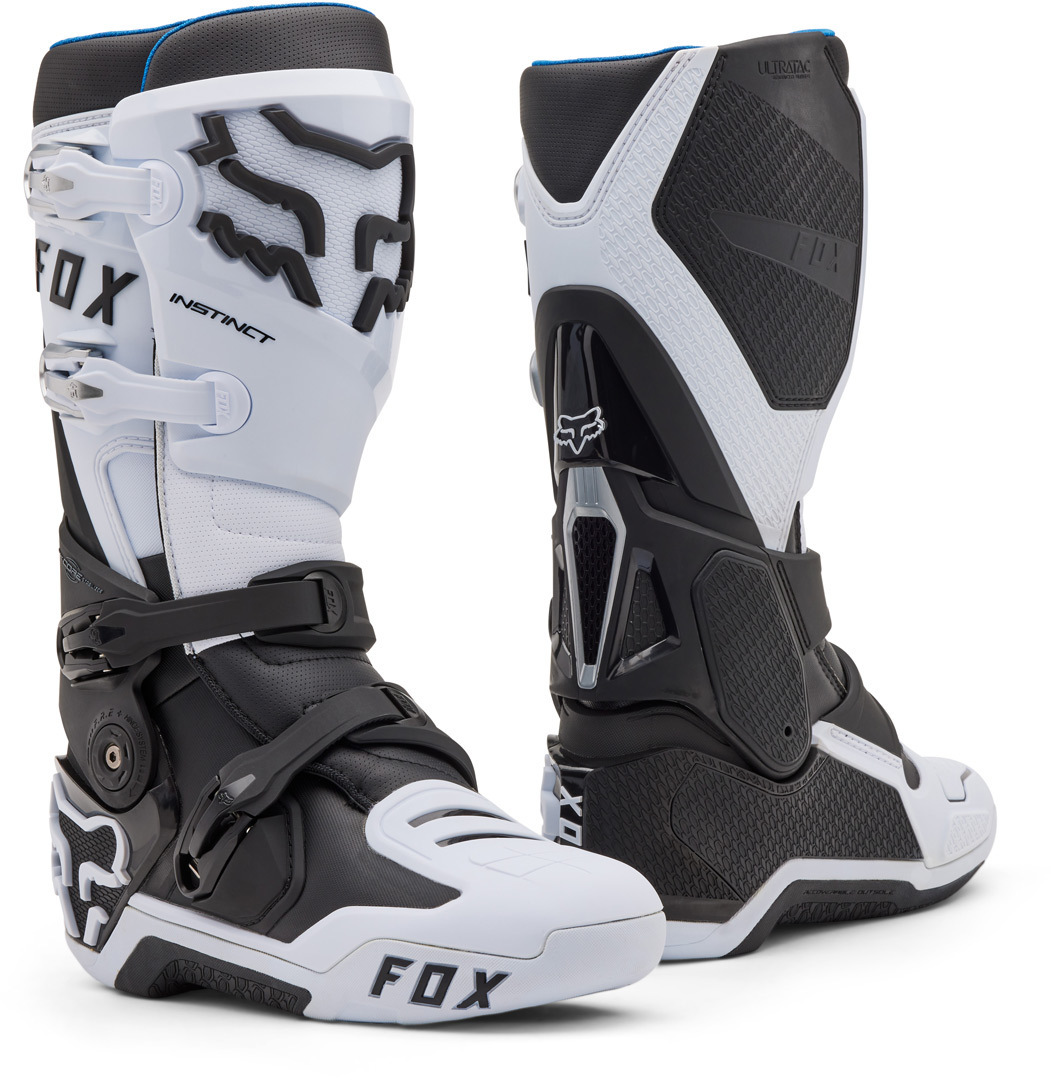 FOX Instinct Motocross Stiefel weiß/schwarz 13 Abbildung 1