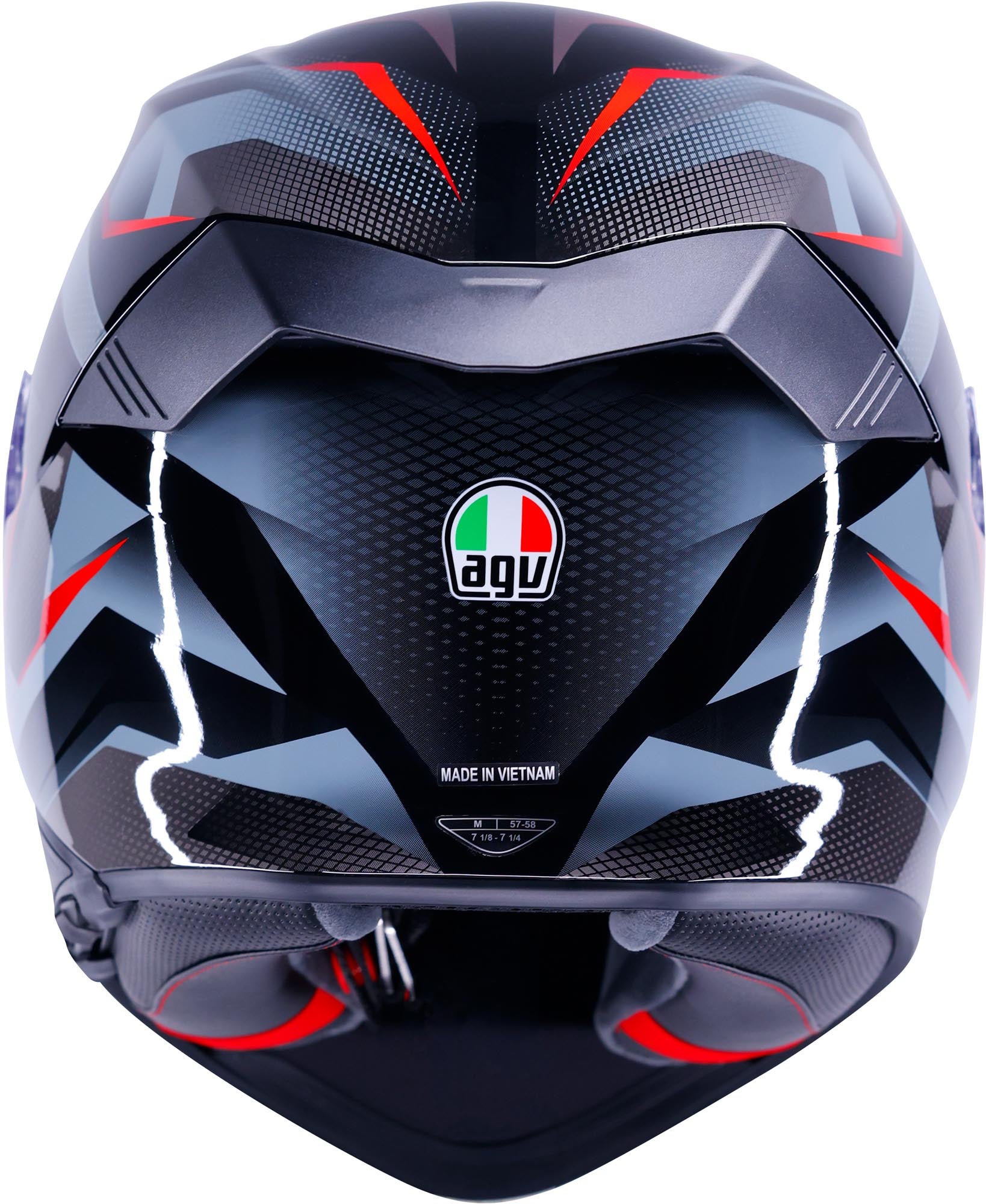 AGV K5 Munor Helm schwarz/rot XXL (63/64) Abbildung 5