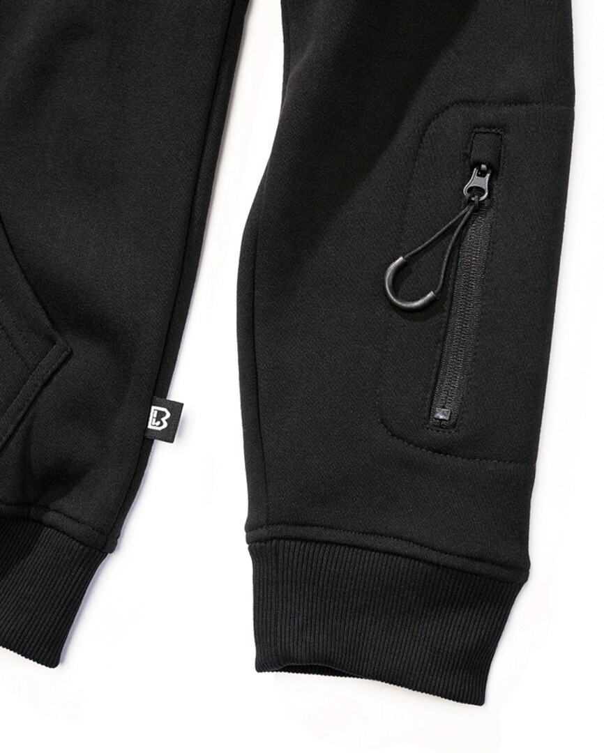 Brandit Tactical Sweat Jacka svart L Figur 3