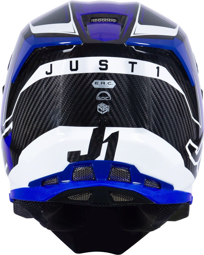 Just1 J22 Carbon Fluo 2.0 Motokrosová přilba modrá/černá/bílá XXL (63) Obrázek 4