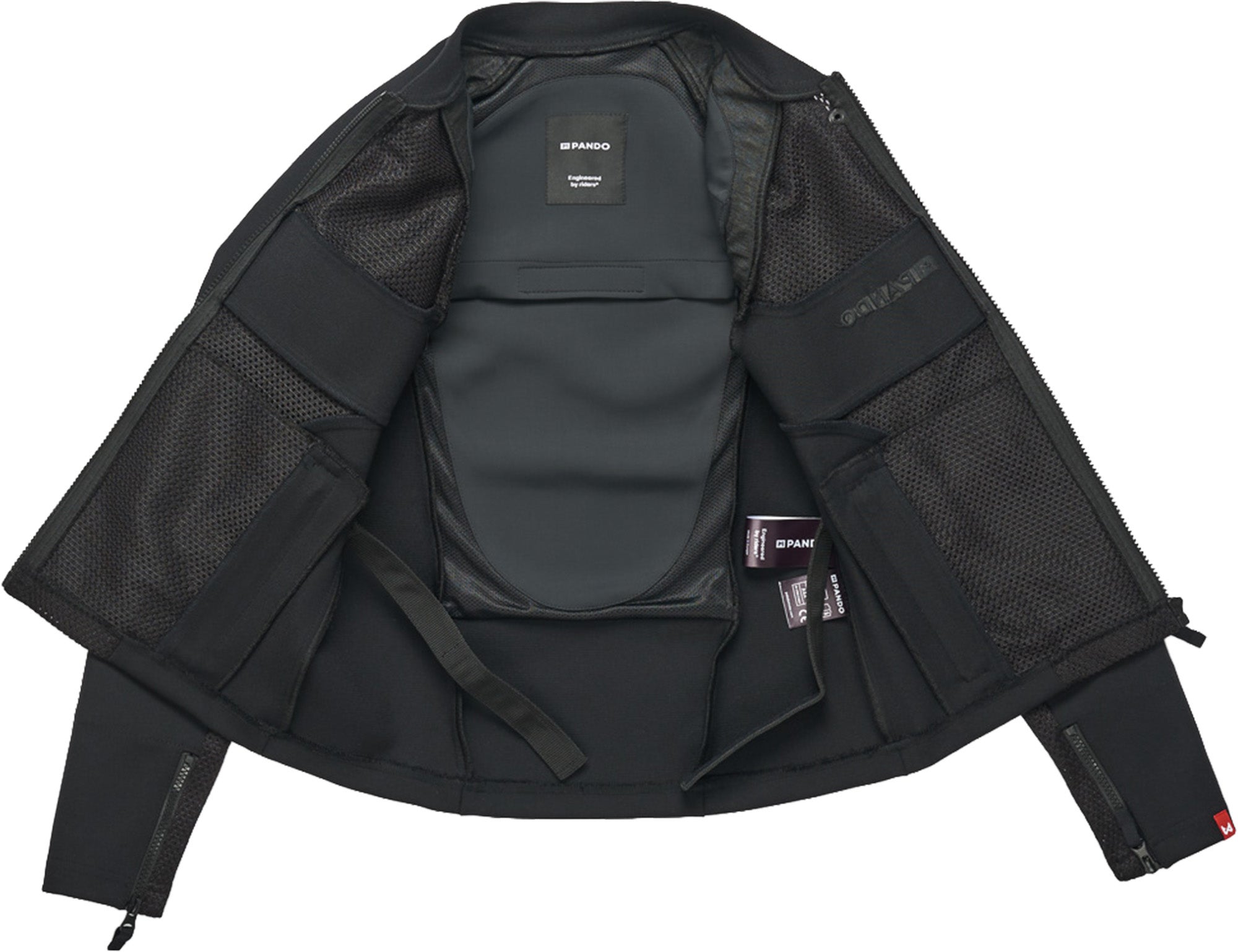 Pando Moto Stealth Ladies Motorcycle Textile Jacket 2XL Figure 3