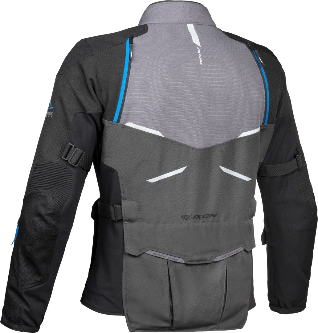 Ixon Eddas Motorcycle Textile Jacket black/anthracite/blue S Figure 2