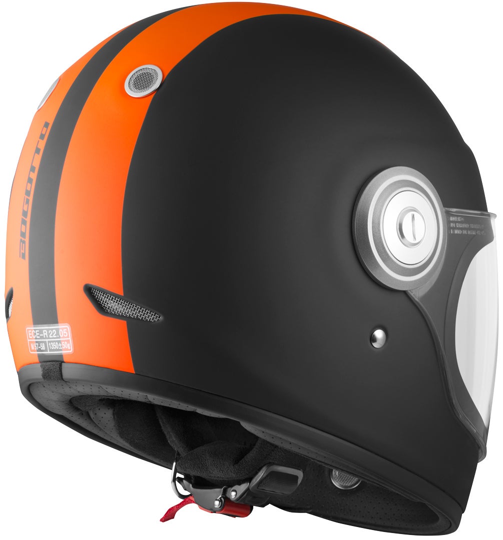 Bogotto V135 D-R2 Helm schwarz matt/orange S Abbildung 3