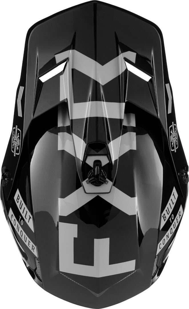 FXR Clutch Gladiator 2024 Motocross hjelm sort/grå M (57/58) Figur 2