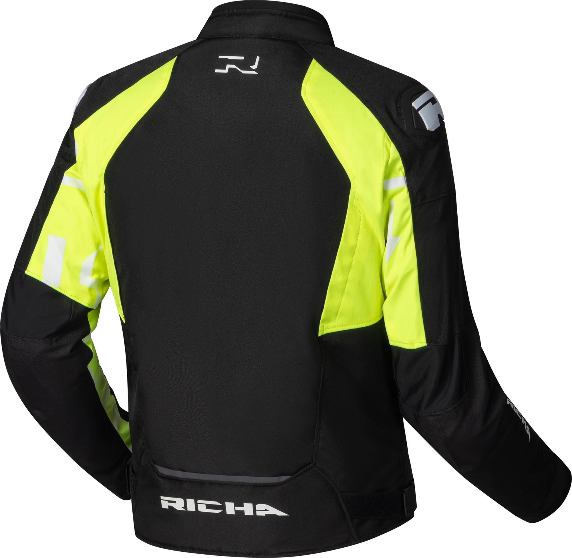 Richa Stradale Tex waterproof Motorcycle Textile Jacket black/yellow L Figure 2