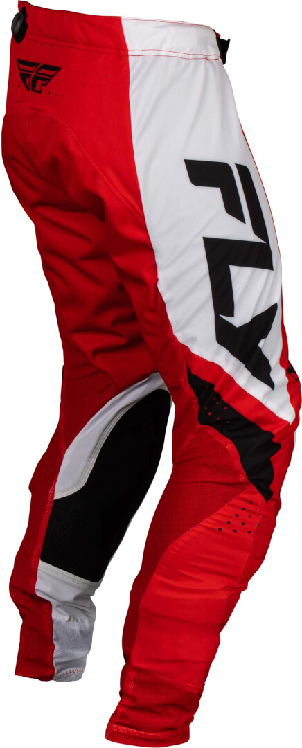 Fly Racing Lite 2024 Calça Motocross preto/branco/vermelho 36 Figura 3