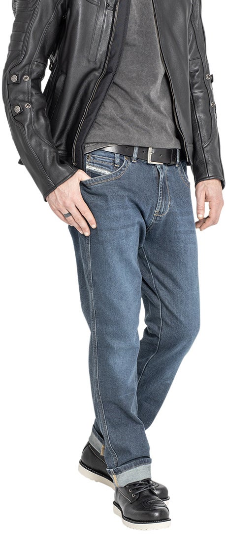John Doe Taylor Mono Jeans da moto blu 38 L34 Figura 7
