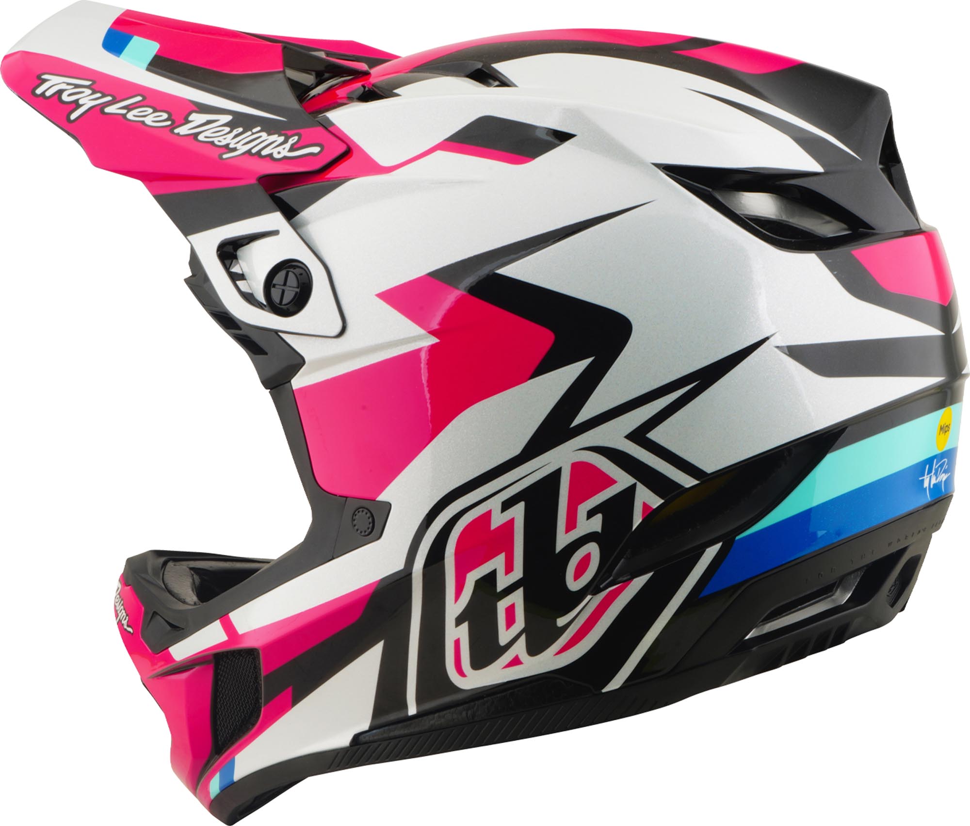 Troy Lee Designs D4 Polyacrylite MIPS Roamer Casco per discesa M (57/58) Figura 4