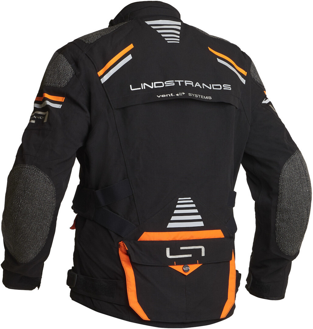 Lindstrands Sunne waterproof Motorcycle Textile Jacket black/orange 64 Figure 2