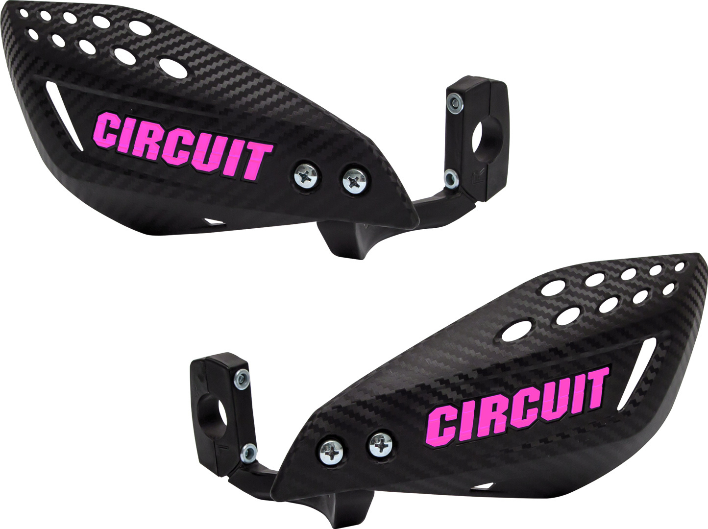 Circuit Equipment VECTOR Guarda de Mão carbono/rosa Figura 1