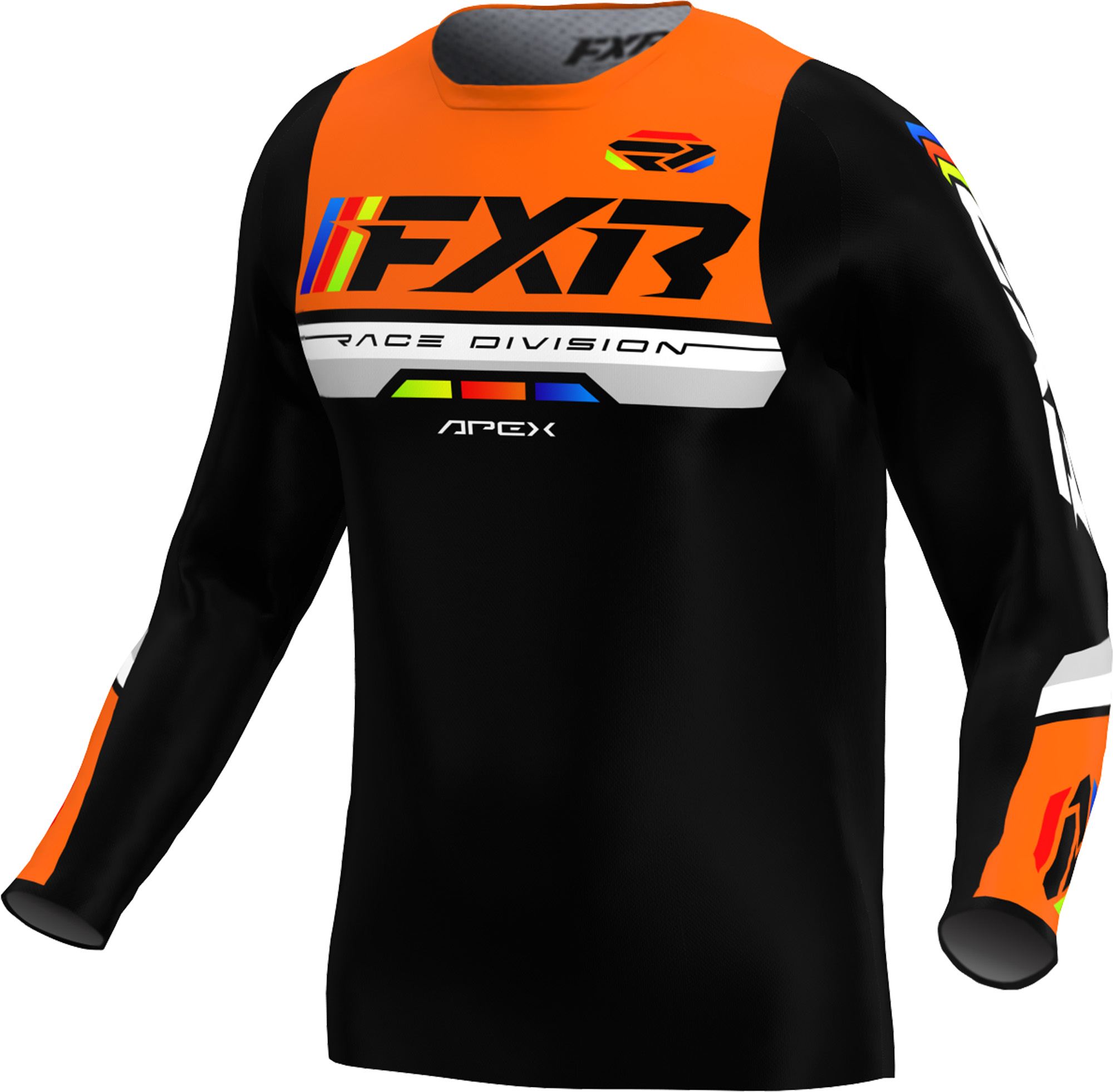FXR Apex Motocross trøje sort/orange/hvid XL Figur 1