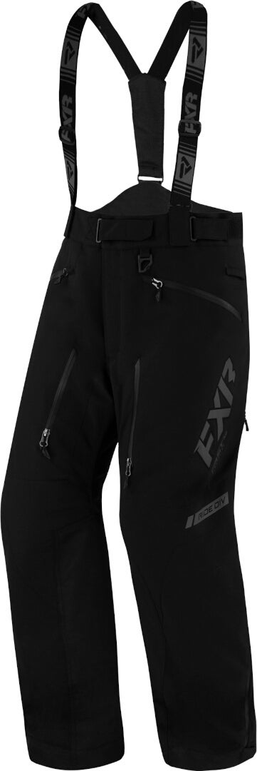 FXR Mission FX 2023 Snescooter Bib Bukser Sort 4XL Figur 1