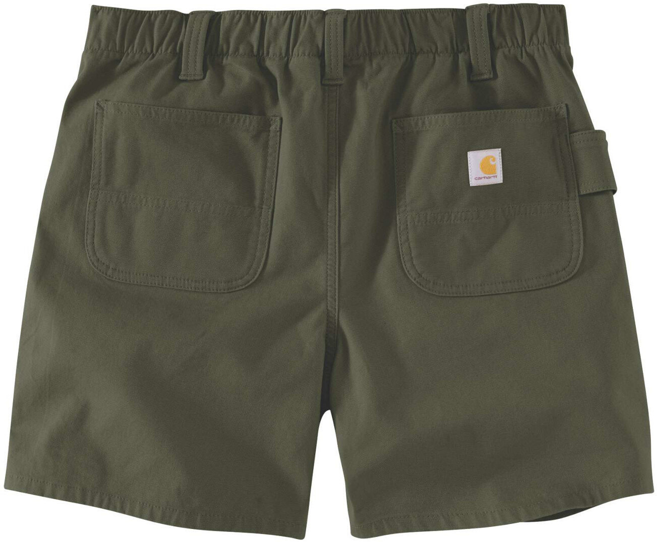 Carhartt Rugged Flex Relaxed Fit Canvas Work Pantaloni scurți pentru femei Verde închis 4 Figura 2