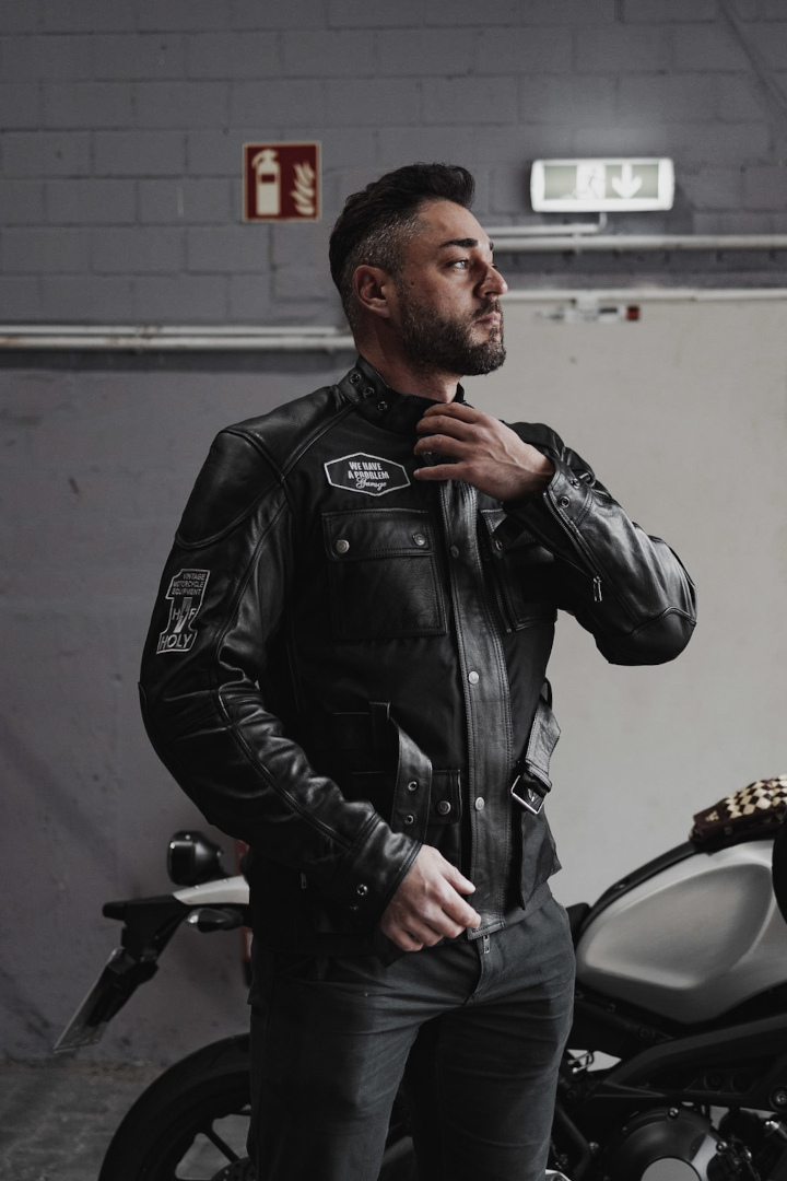 HolyFreedom Quattro TL motorcycle leather/textile jacket S Figure 4