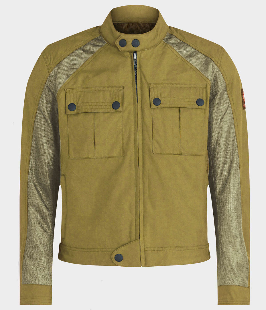 Belstaff Temple Motorcycle Textile Jacket olive 4XL Figure 2
