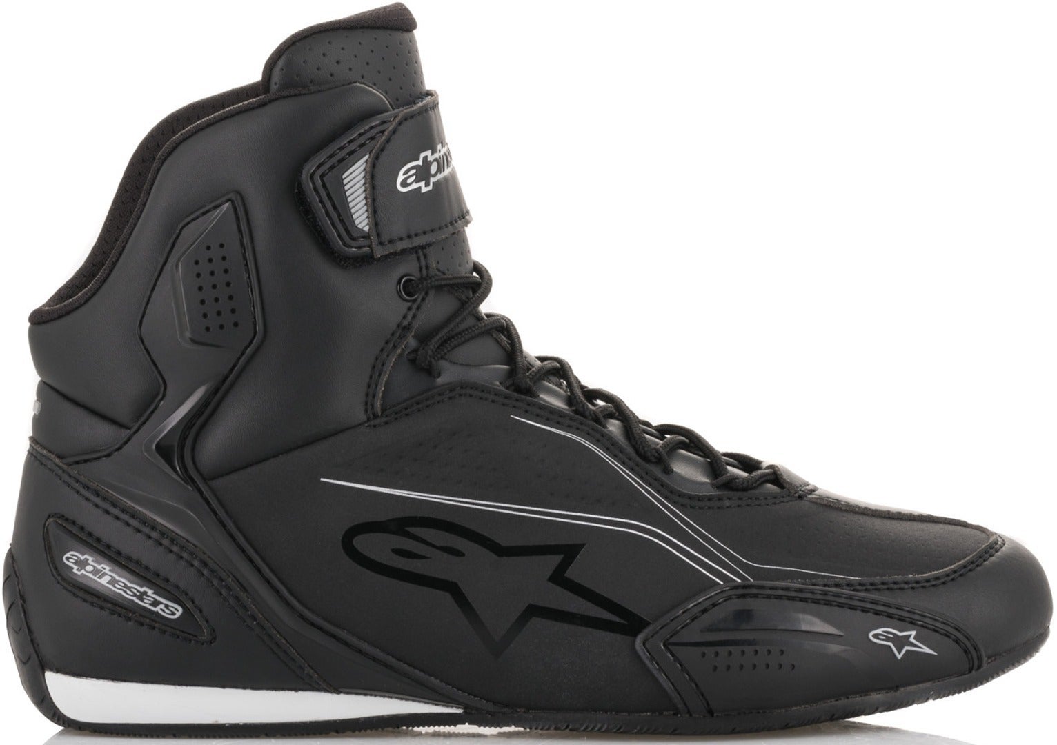 Alpinestars Stella Faster-3 Damer motorcykel sko Sort/sølv 9,5 (42) Figur 5