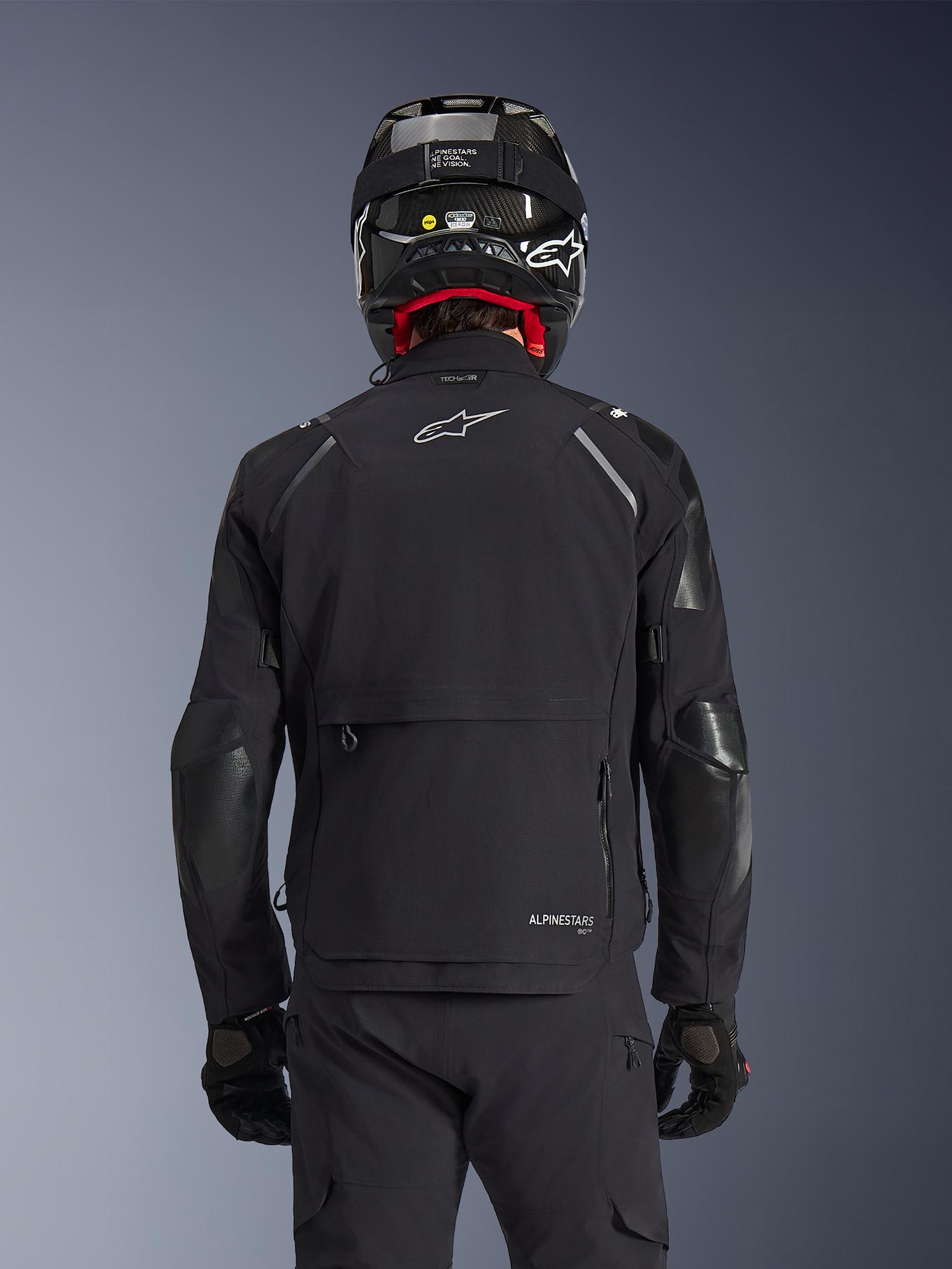 Alpinestars Andes Pro Drystar XF waterproof Motorcycle Textile Jacket black/dark grey M Figure 7
