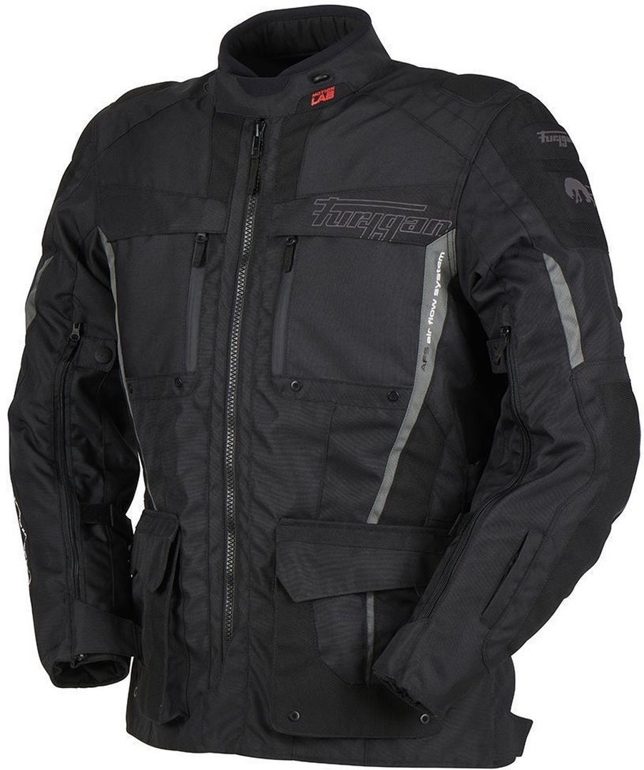 Furygan Brevent 3in1 Motorcycle Textile Jacket black/grey XL Figure 3