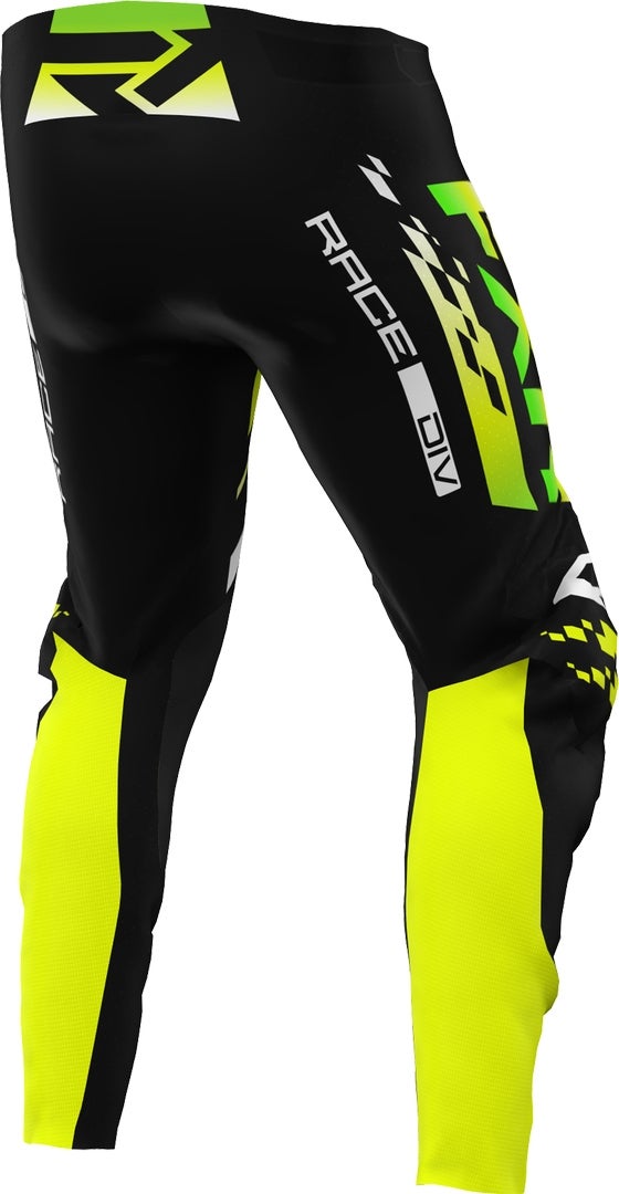 FXR Revo Comp Motocross bukser sort/gul 32 Figur 2