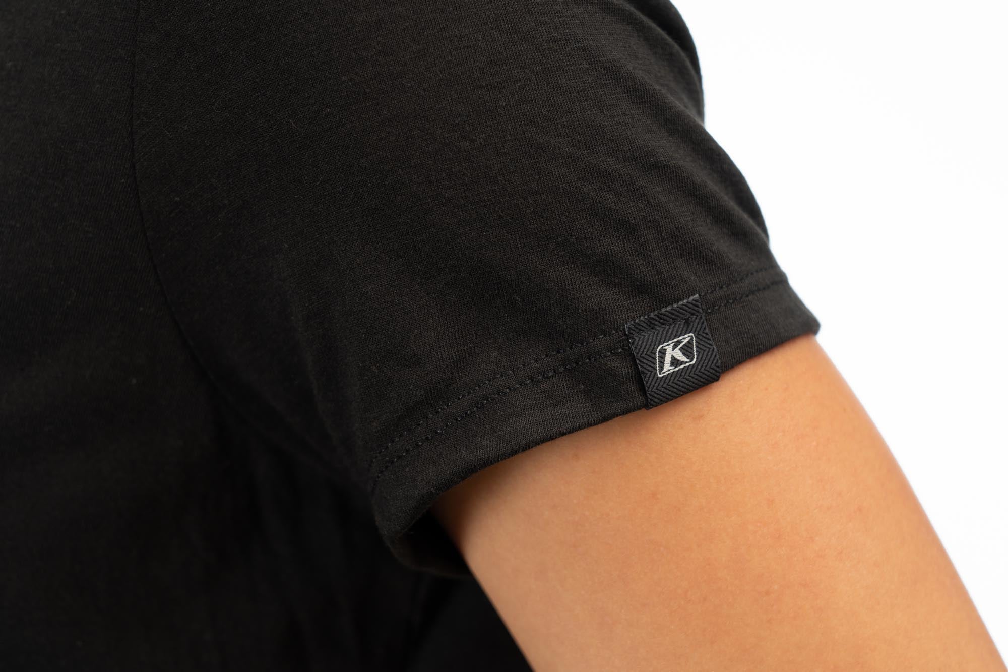 Klim Foundation Tri-Blend Damer T-skjorte Svart M Figur 3
