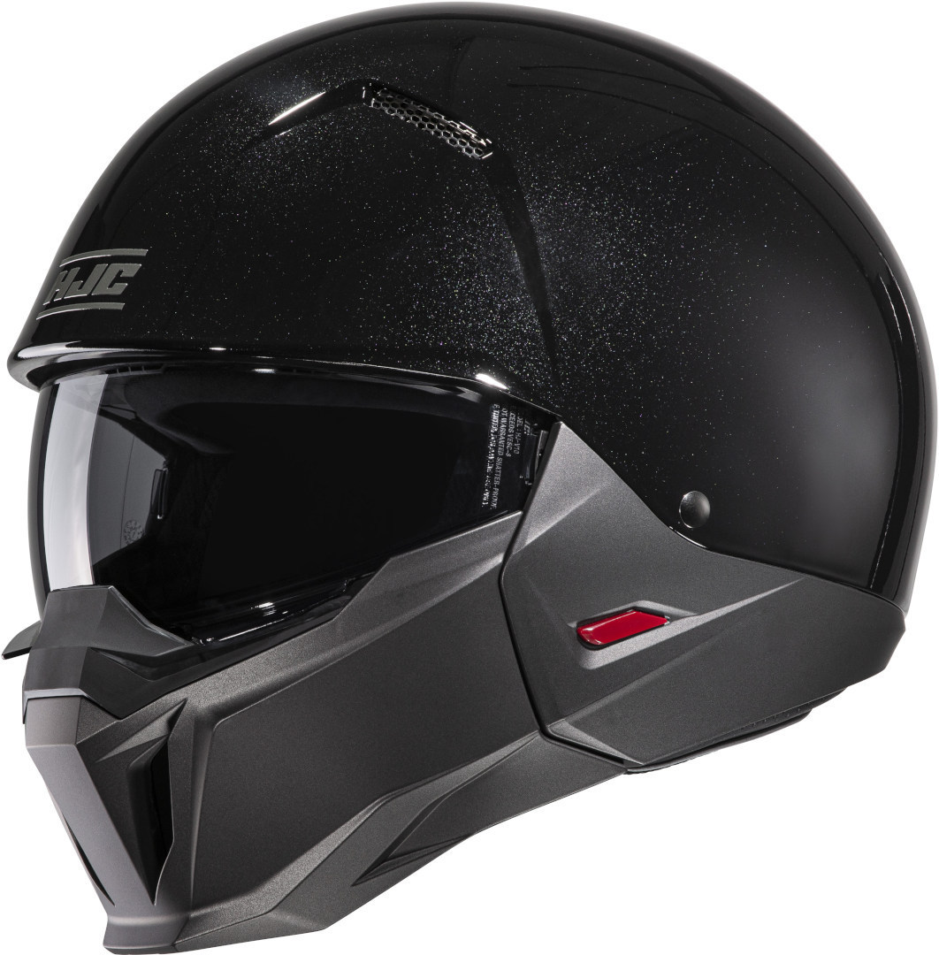 HJC i20 Solid Jet Helm Zwart metallic M (57/58) Figuur 1