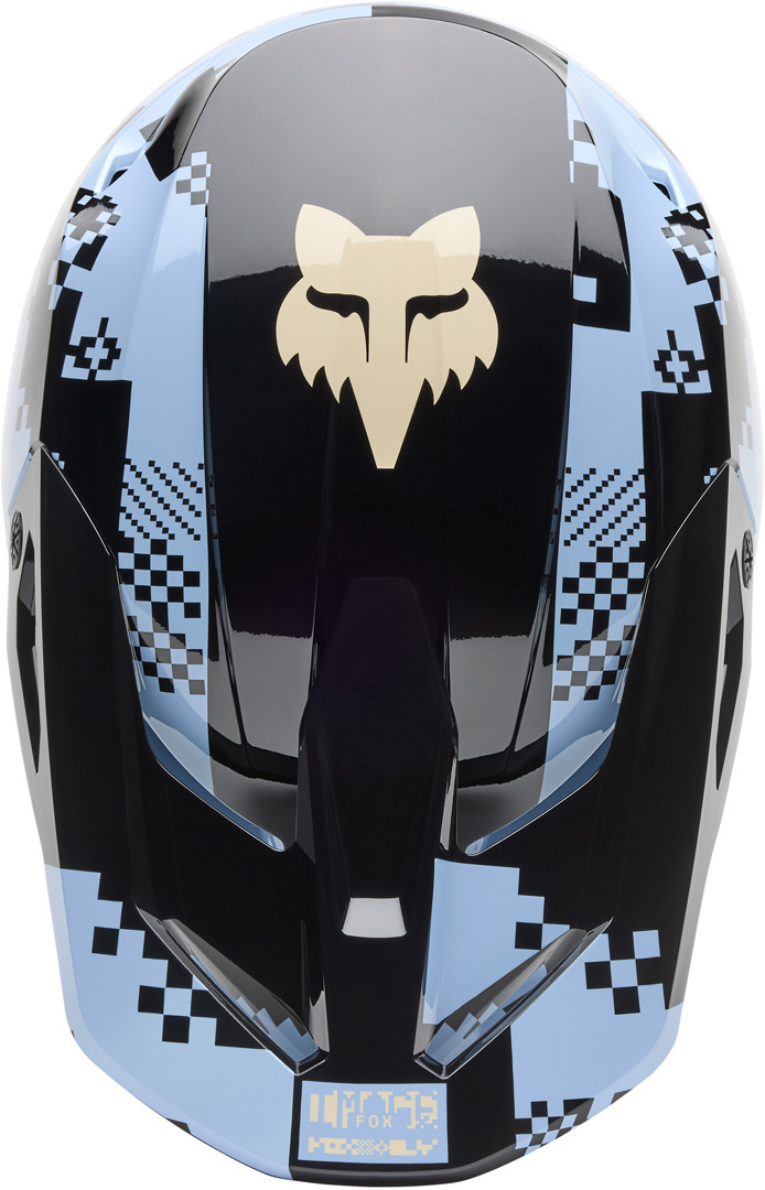 FOX V1 Digi Image Motocross Helm hellblau L (59/60) Abbildung 4