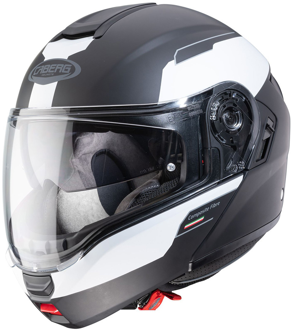 Caberg Levo Prospect Helm Zwart mat/wit S (55/56) Figuur 1