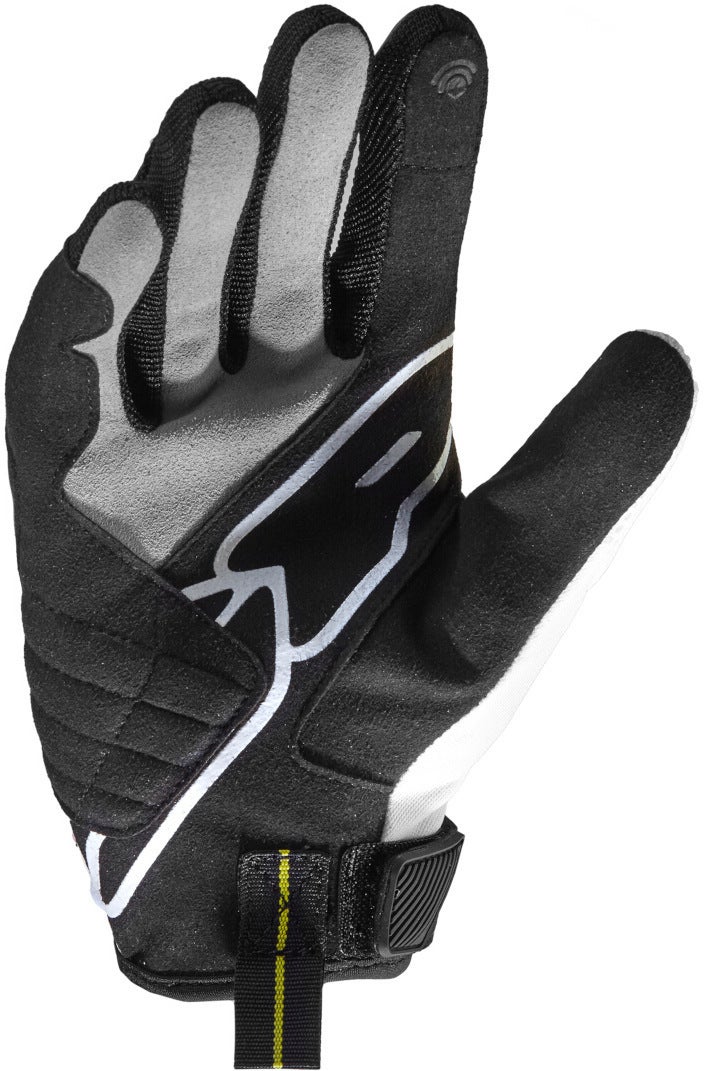 Spidi Flash-R Evo Tex Dame motorcykel handsker Sort/hvid L Figur 3