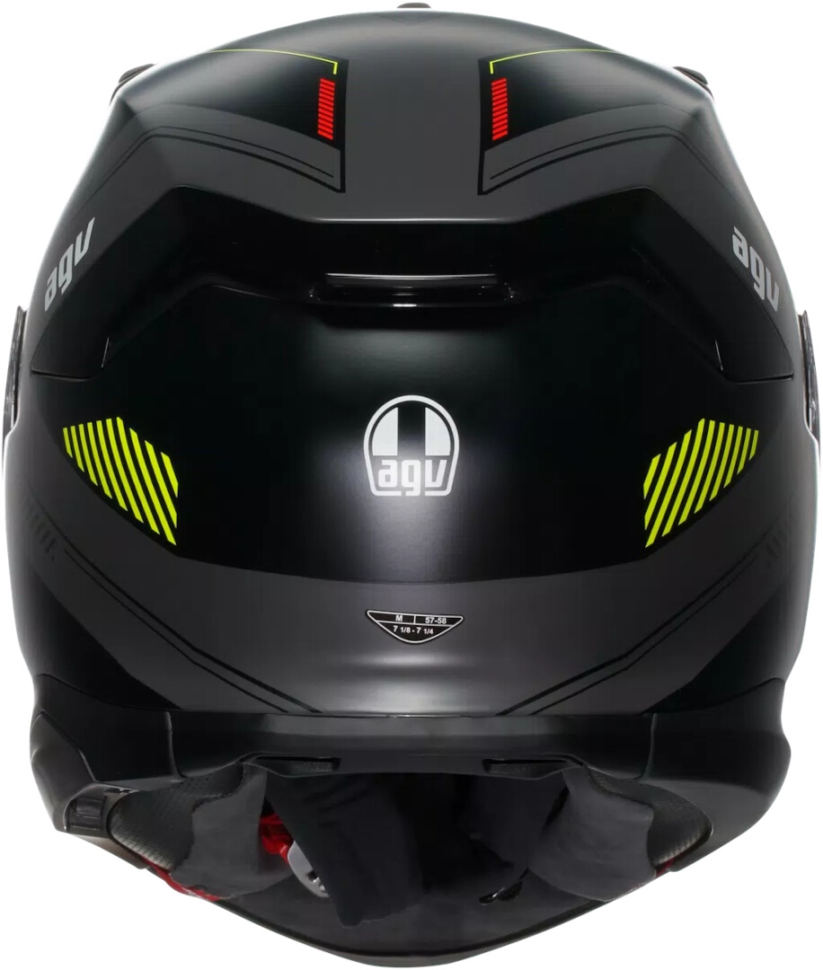 AGV K7 Kyber 2.0 ヘルメット ブラックマット/イエロー S(55/56) 図5