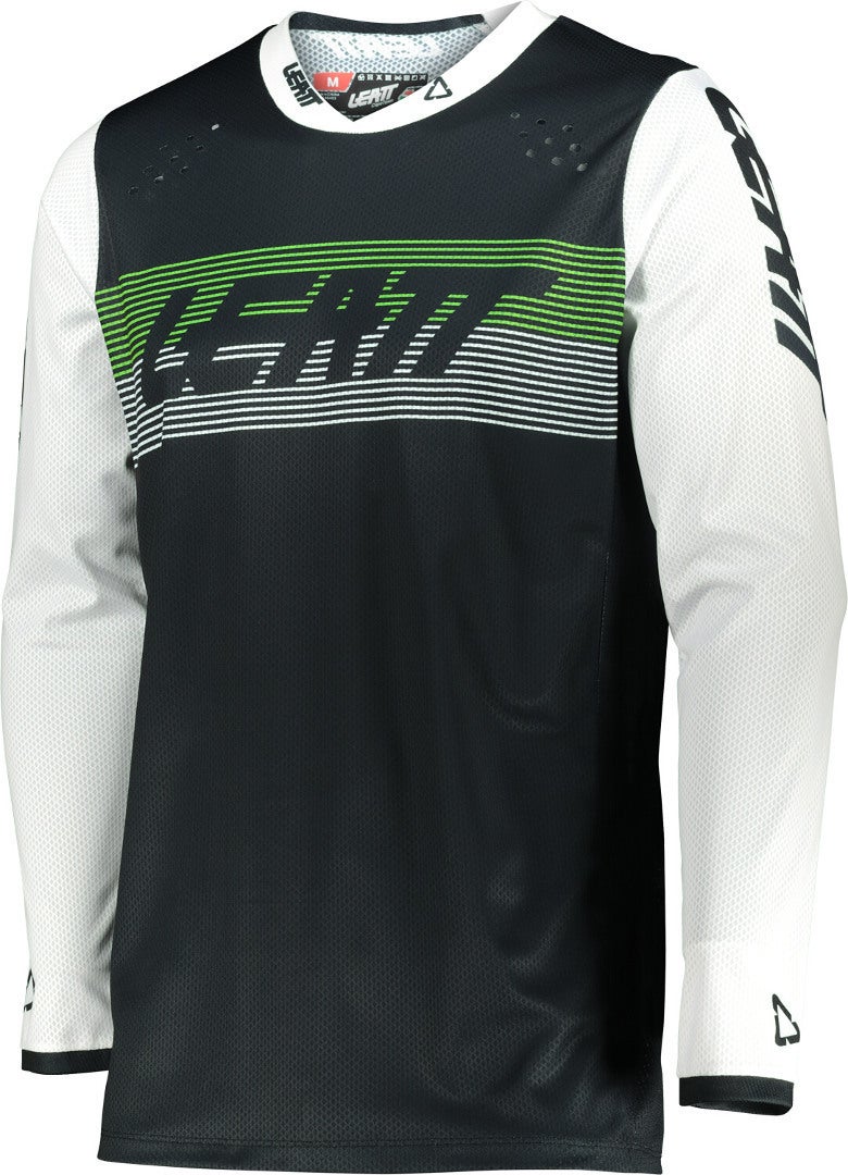 Leatt Moto 4.5 Lite Color Motocross Jersey Sort XXL Figur 1