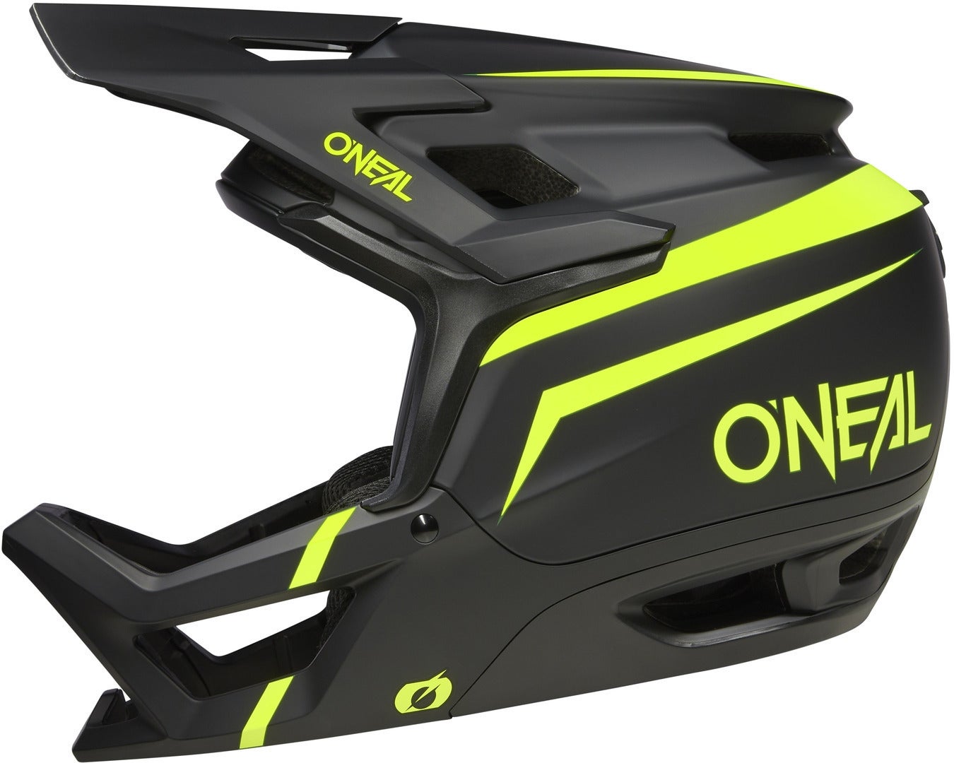Oneal Transition Flash V.23 Casco Downhill nero opaco/giallo S (55/56) Figura 4