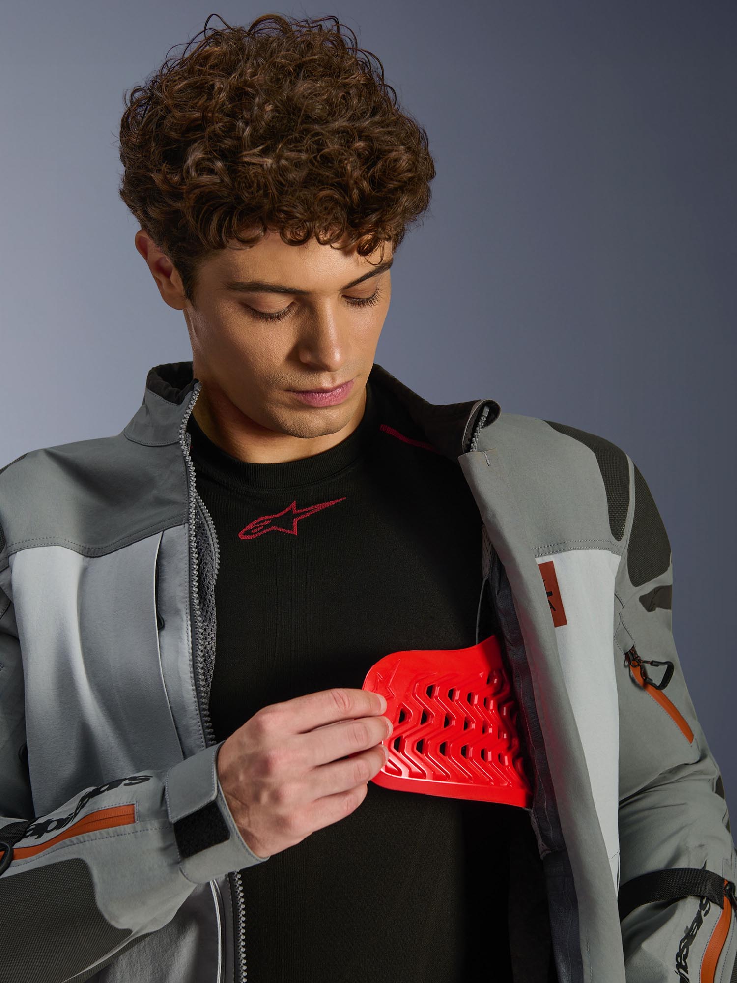 Side view of Alpinestars Nazca 3L Gore-Tex Pro waterproof Motorcycle Textile Jacket