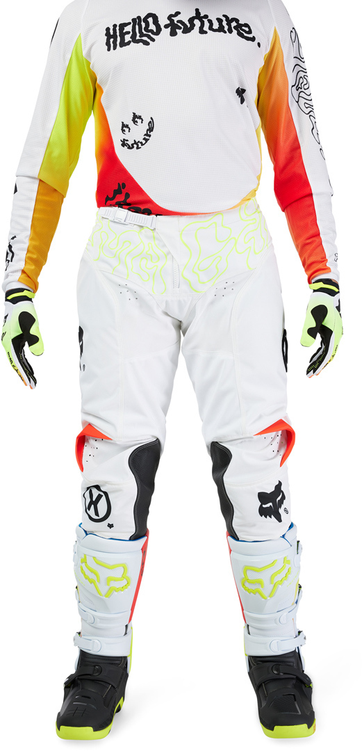 FOX 180 Hello Future Special Edition Motocross Pants white 30 Figure 7