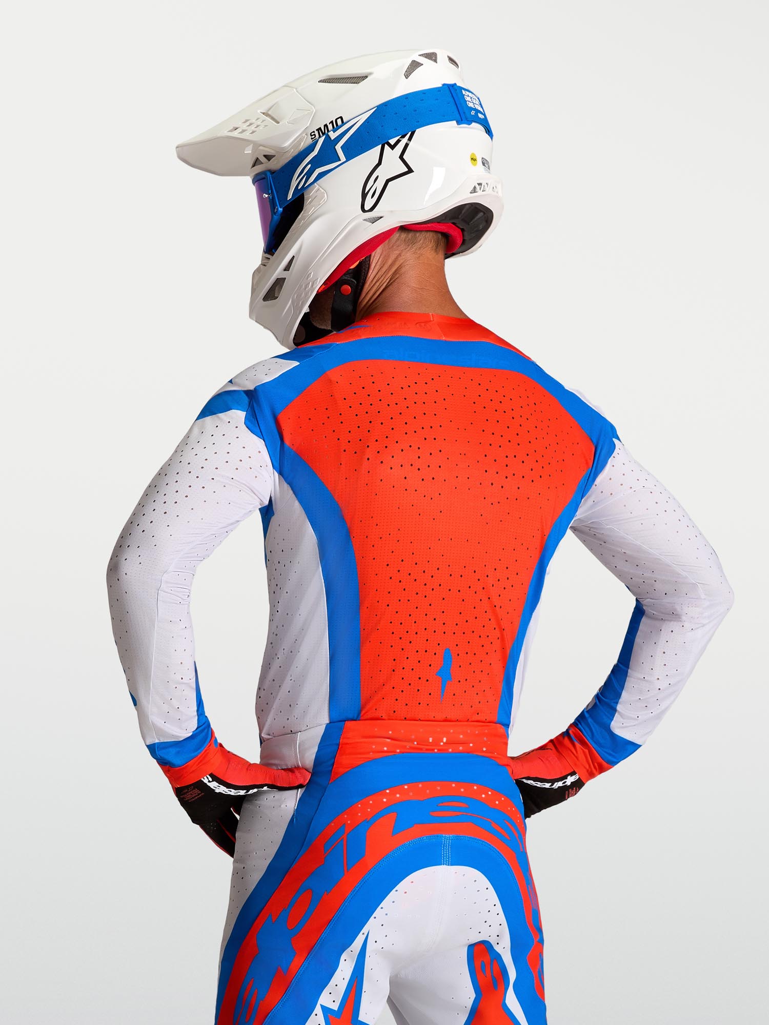 Alpinestars Supertech Vesta Motokrosa krekls violeta/sarkana S 9. attēls