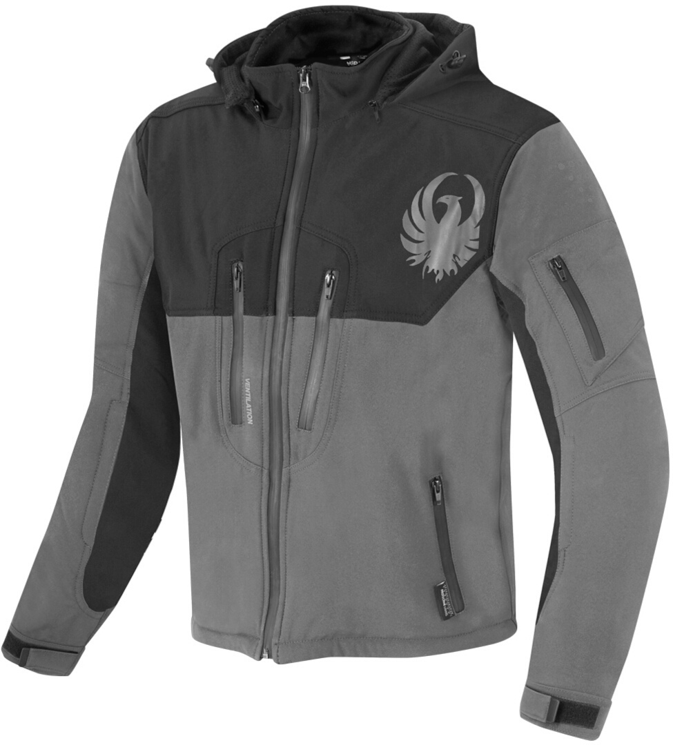 Merlin Dune Softshell Jacket dark grey/black L Figure 1