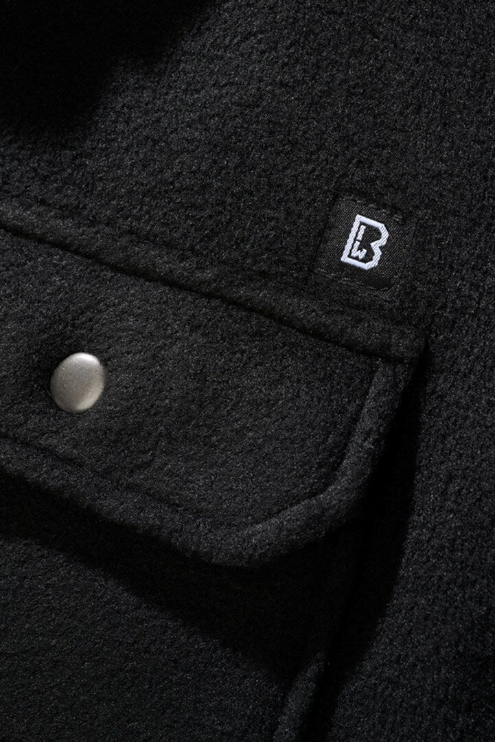 Brandit Jeff Fleece Camicia nero 4XL Figura 3
