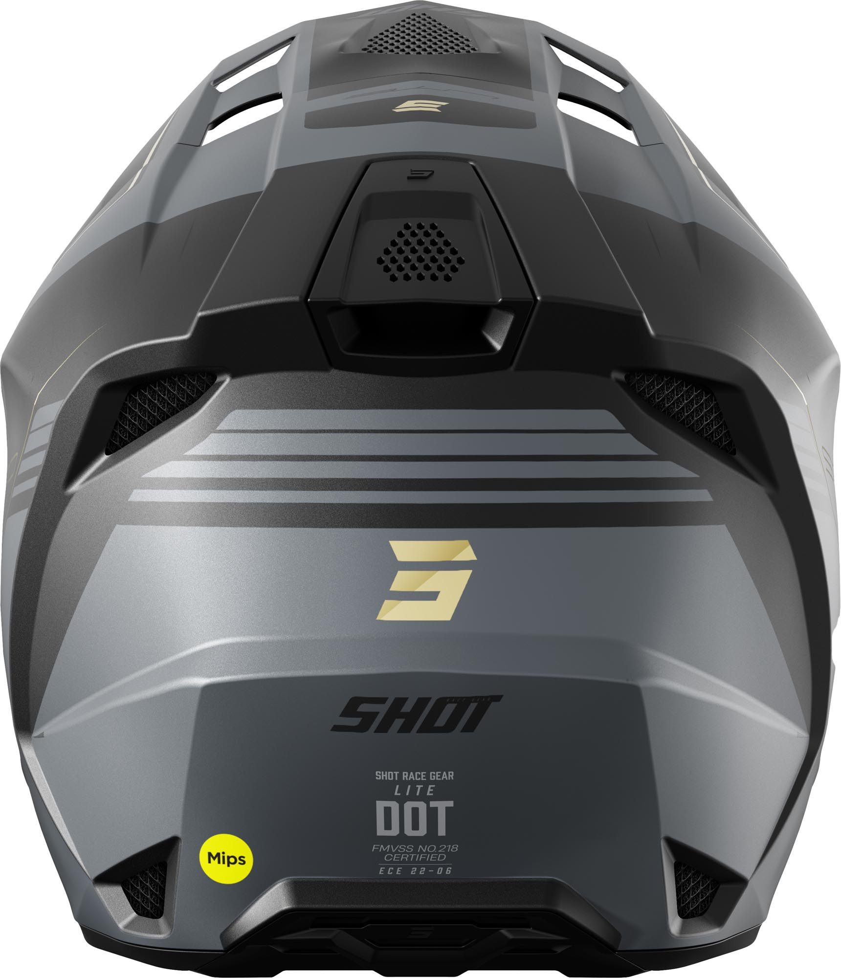 Shot Lite S10 Mips Casque de motocross noir/gris M (57/58) Figure 3