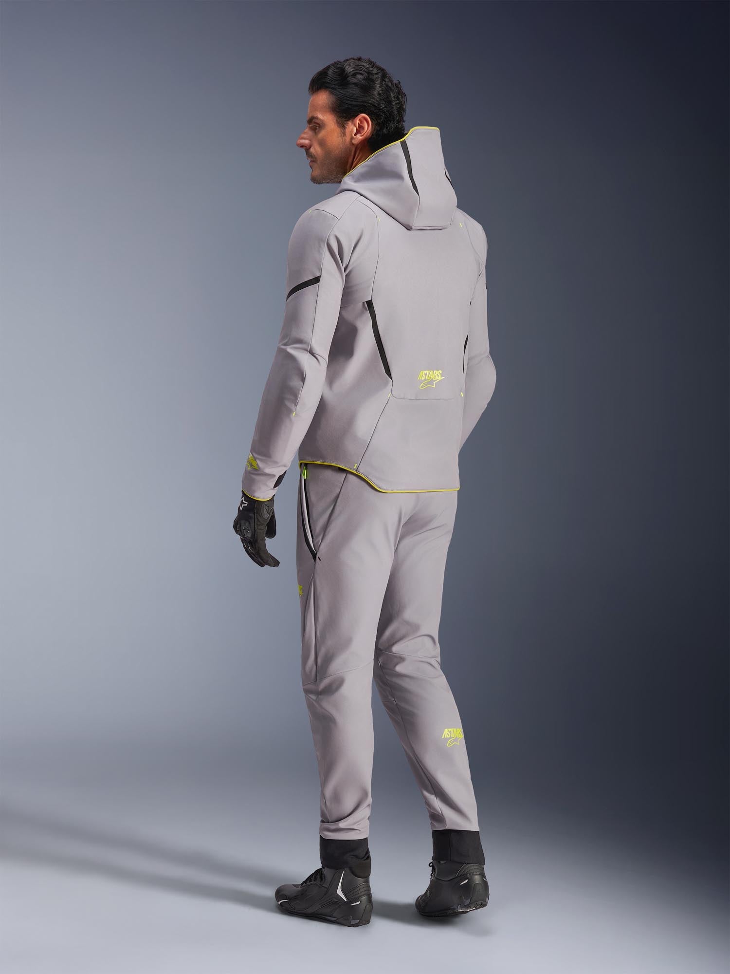 Alpinestars Aeroshel waterproof Motorcycle Textile Jacket grey/yellow M Figure 5