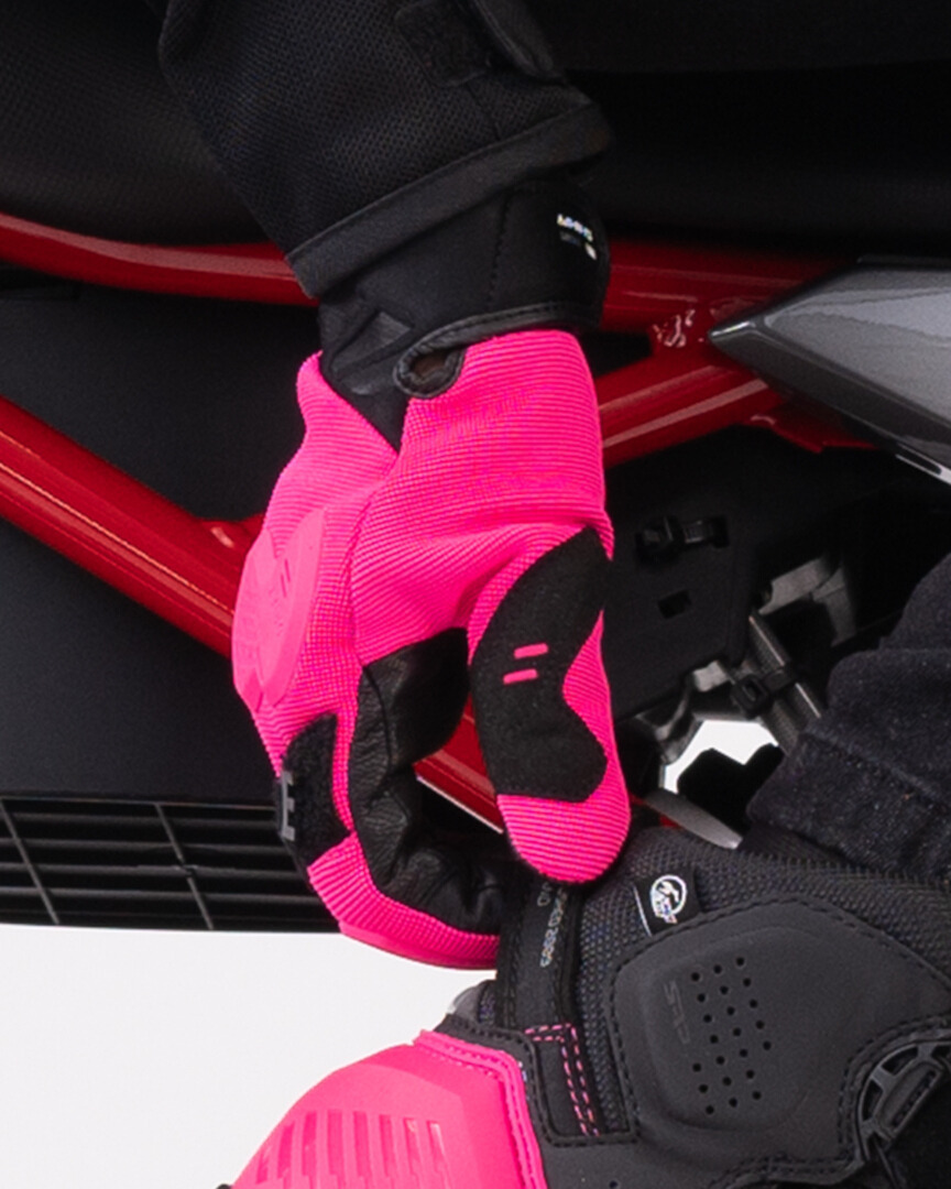 SHIMA Drift Damer motorcykel handskar rosa/svart XL Figur 5