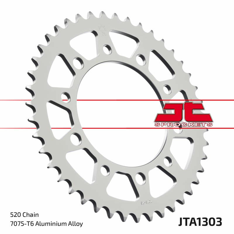 JT-DRIVHJUL Ultralätt aluminiumkrona 1303 - 520 Figur 2
