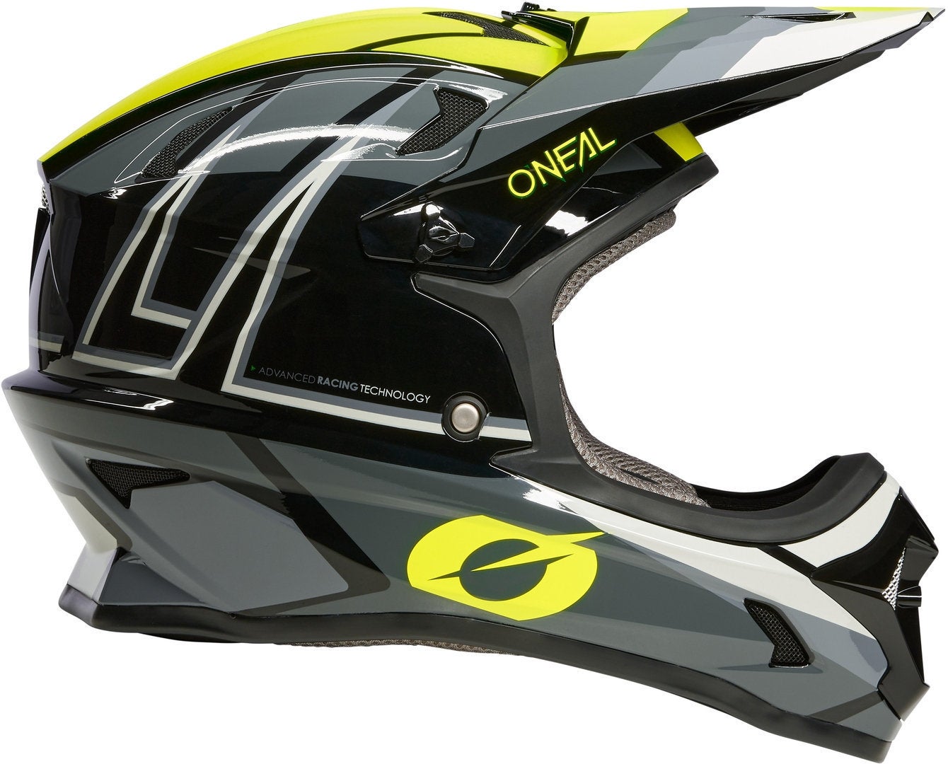 Oneal Sonus Split V.23 Casco Downhill nero/giallo M (57/58) Figura 3