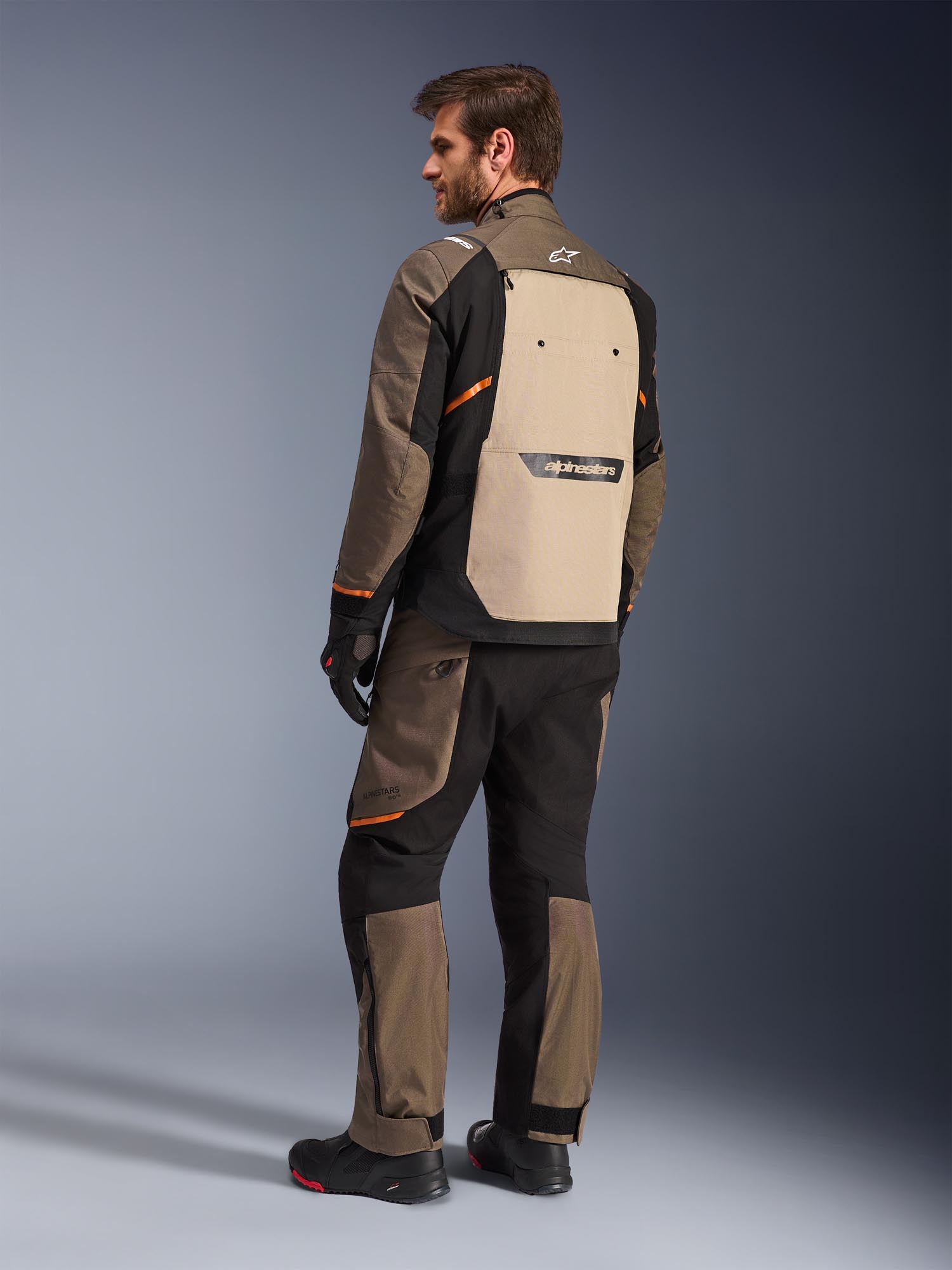 Alpinestars Cusco Drystar waterproof Motorcycle Textile Jacket brown/grey L Figure 6