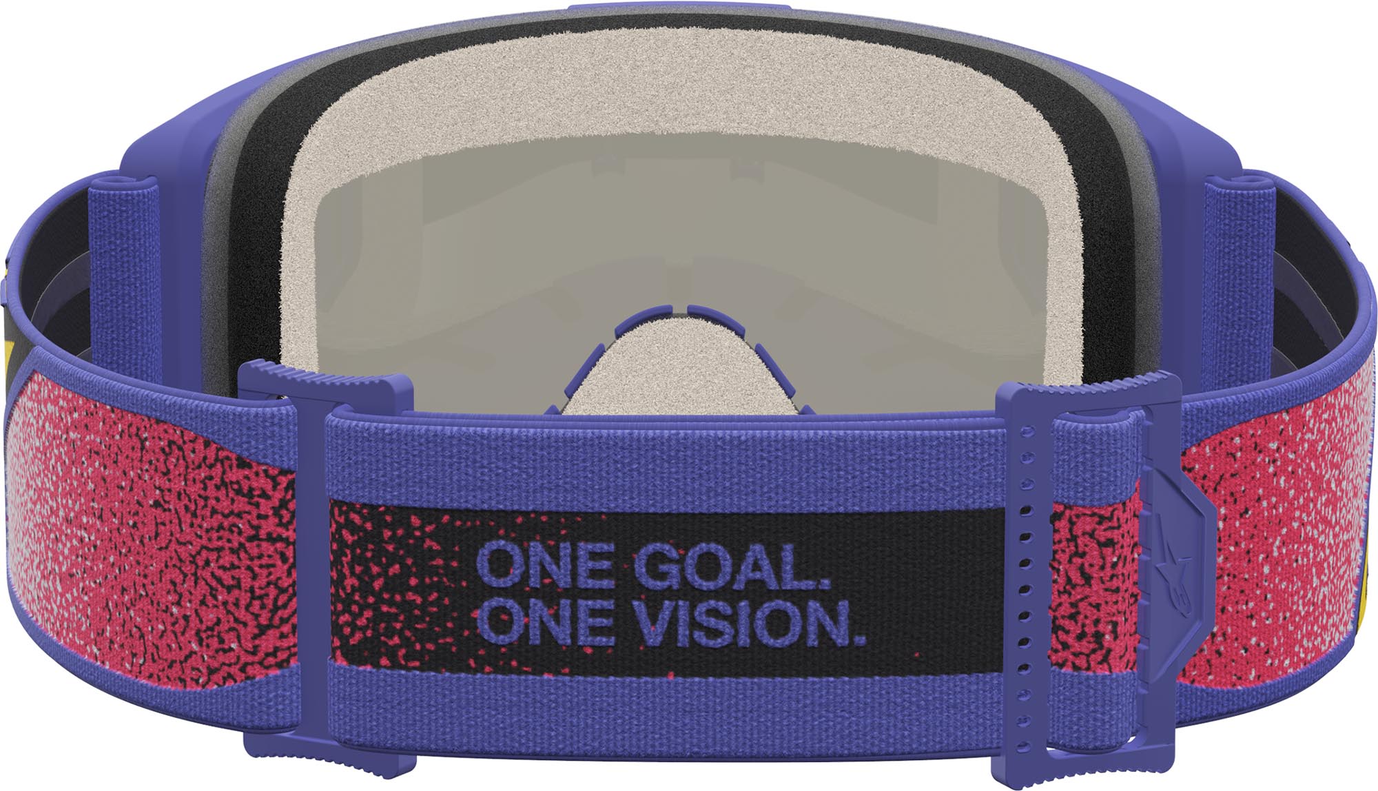 Alpinestars Vision 5 Drag Mirror Motocross Goggles purple/red Figure 2