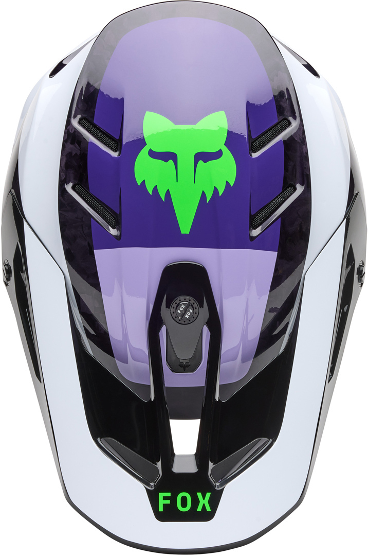 FOX V3 RS Grid MIPS Motocross Helm schwarz/lila S (55/56) Abbildung 5