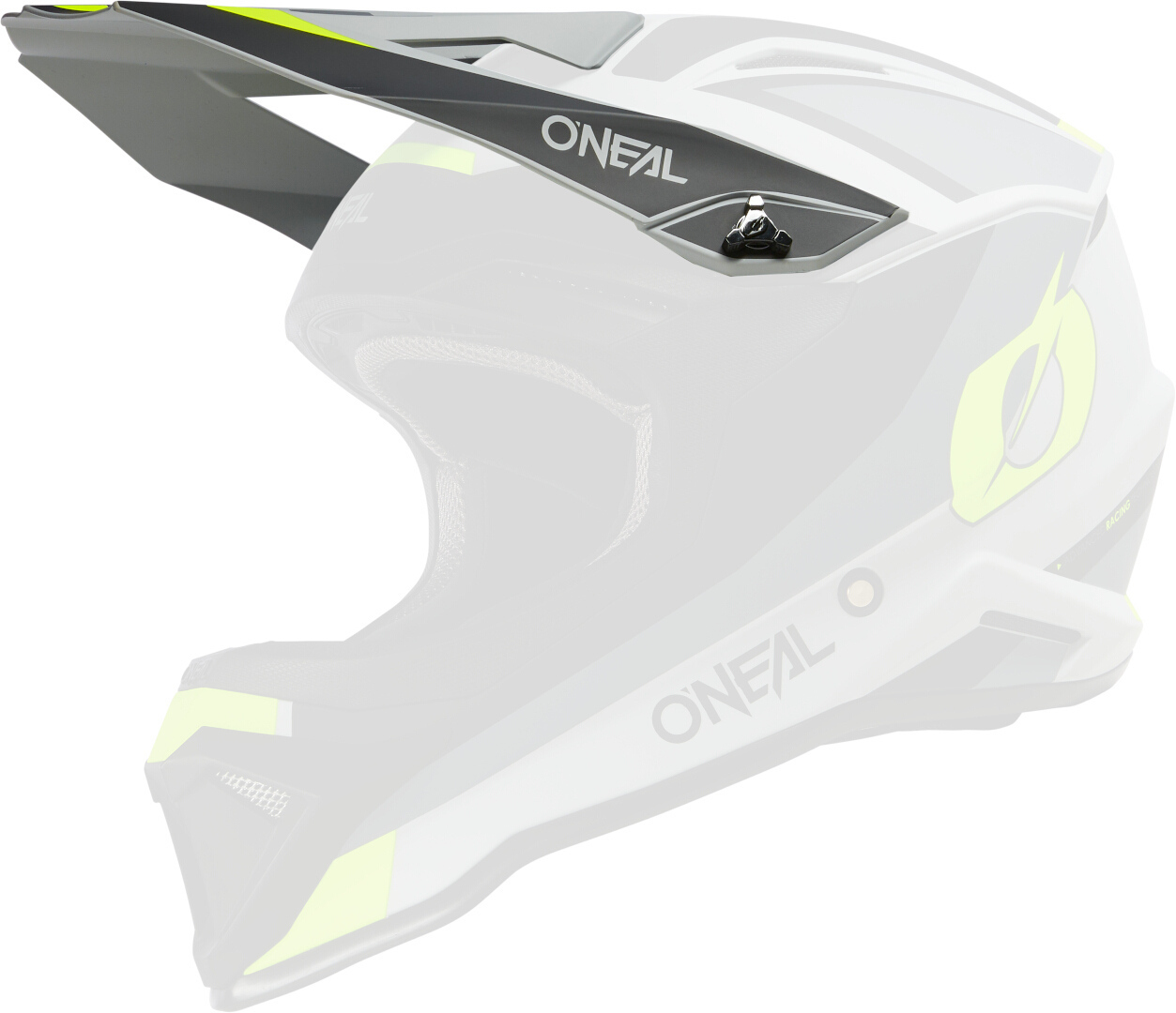 Oneal 1SRS Stream Cască de motocross Negru mat/gri/galben-neon S (55/56) Figura 8