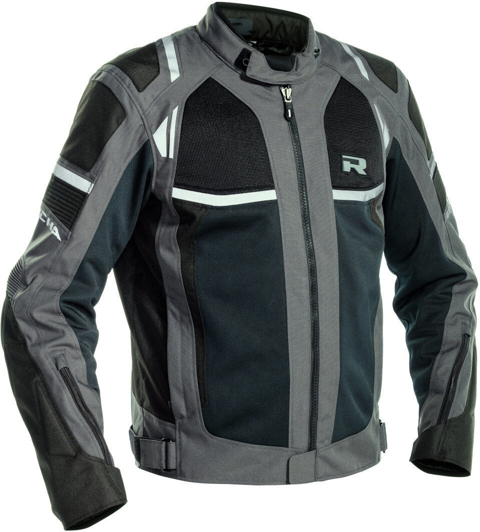 Richa Airstorm waterproof Motorcycle Textile Jacket dark grey/black L Figure 1