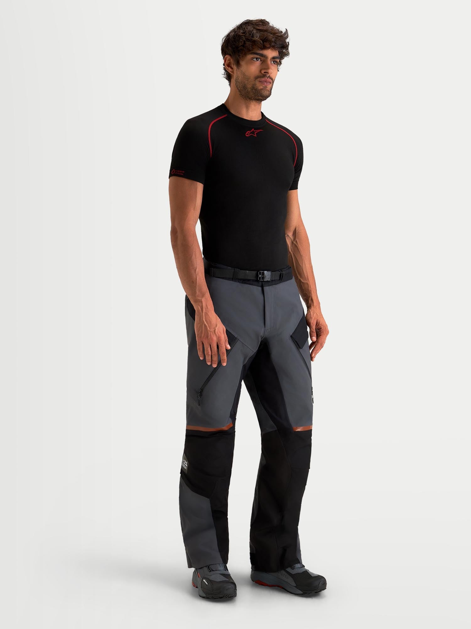 Alpinestars ST-7 V2 2L Gore-Tex Pantalon textile de moto imperméable Gris/Noir 3XL Figure 7